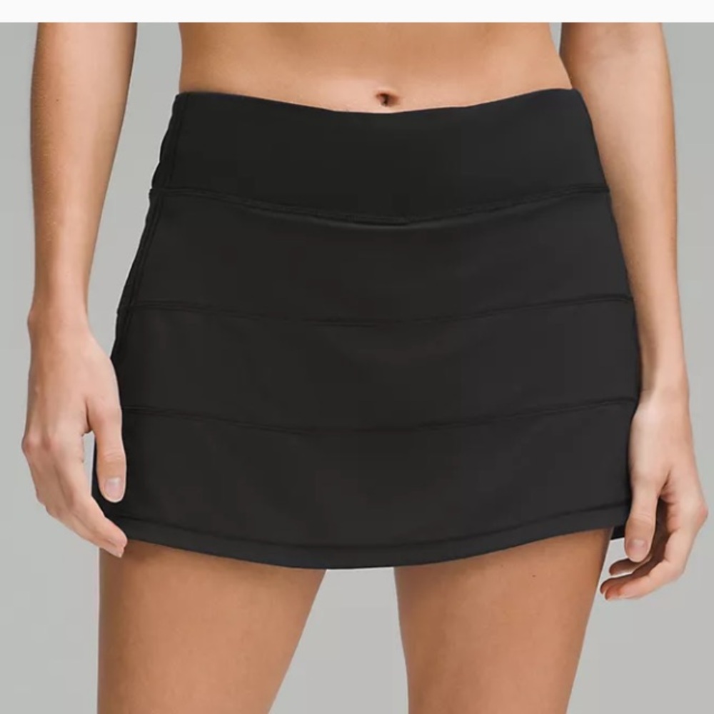 THREE Lululemon Pace Rival Skirts - Size 6 - RED, BLACK, NAVY